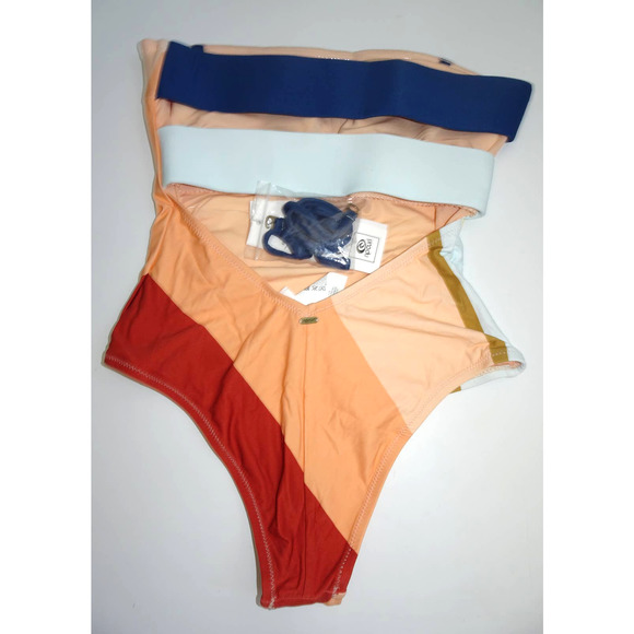 Rip Curl Women's Standard Sunsetters Block One Piece X-Small Peach - Picture 2 of 9